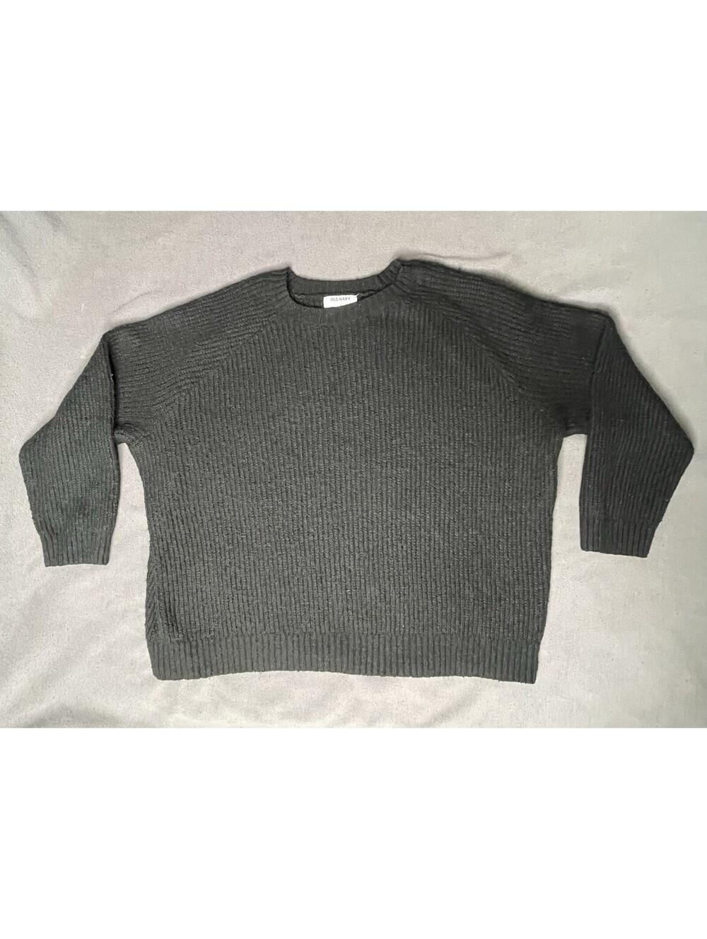 Old Navy Pull Over Knit Sweater Grey Women’s Size XL